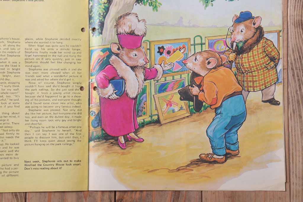 アンティーク雑貨　イギリスビンテージ　1972年　Once Upon a Time 児童雑誌(絵本)5冊セット(2)