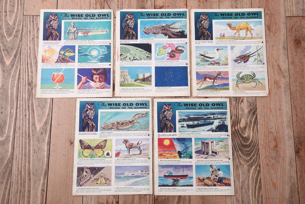 アンティーク雑貨　イギリスビンテージ　1971年　Once Upon a Time 児童雑誌(絵本)5冊セット(3)