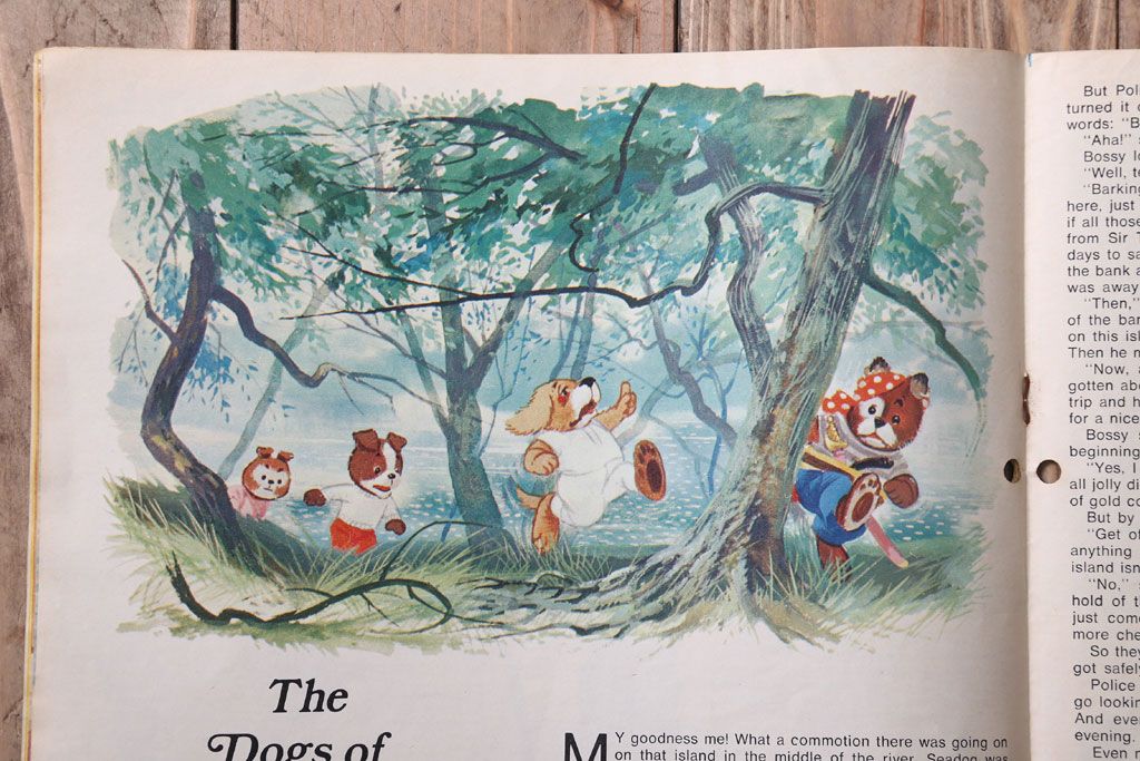 アンティーク雑貨　イギリスビンテージ　1971年　Once Upon a Time 児童絵本(雑誌)5冊セット