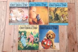 アンティーク雑貨　イギリスビンテージ　1969年　Once Upon a Time 児童雑誌(絵本)5冊セット