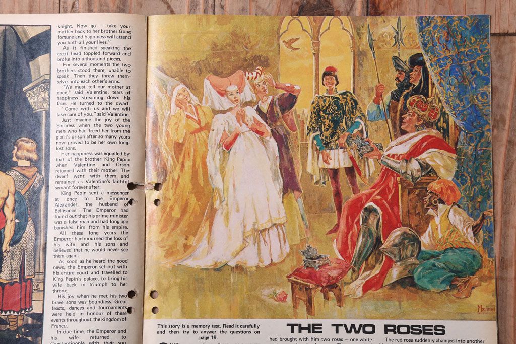 アンティーク雑貨　イギリスビンテージ　1969年　Once Upon a Time 児童雑誌(絵本)5冊セット