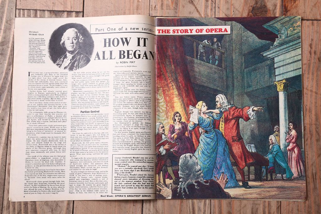 アンティーク雑貨　イギリスビンテージ　1968年　LOOK AND LEARN 児童雑誌(コミック)3冊セット