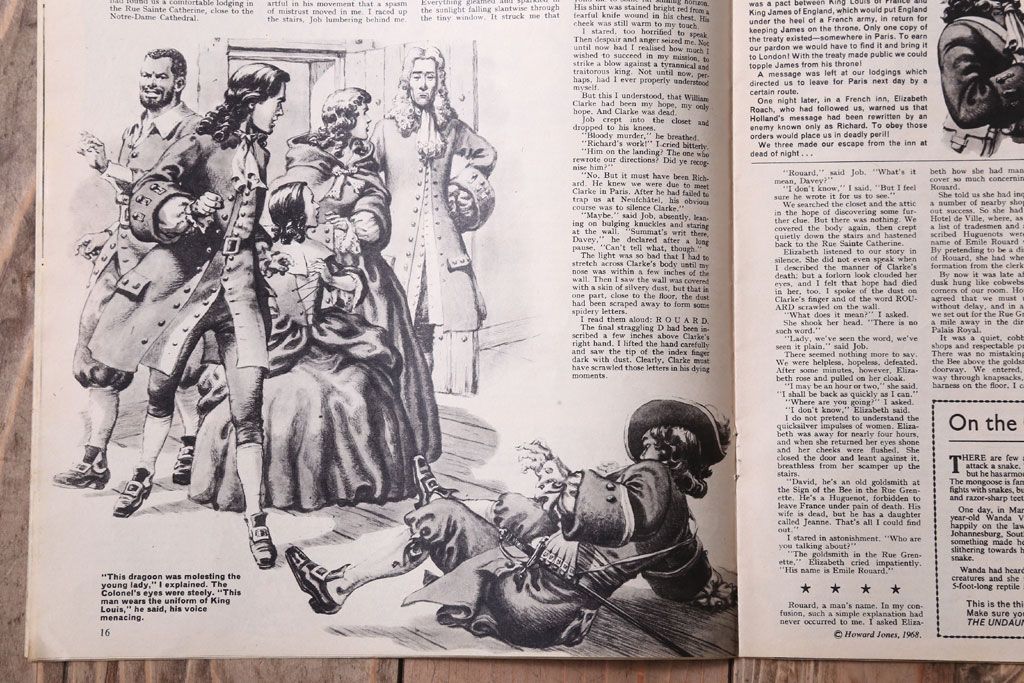 アンティーク雑貨　イギリスビンテージ　1968年　LOOK AND LEARN 児童雑誌(コミック)3冊セット