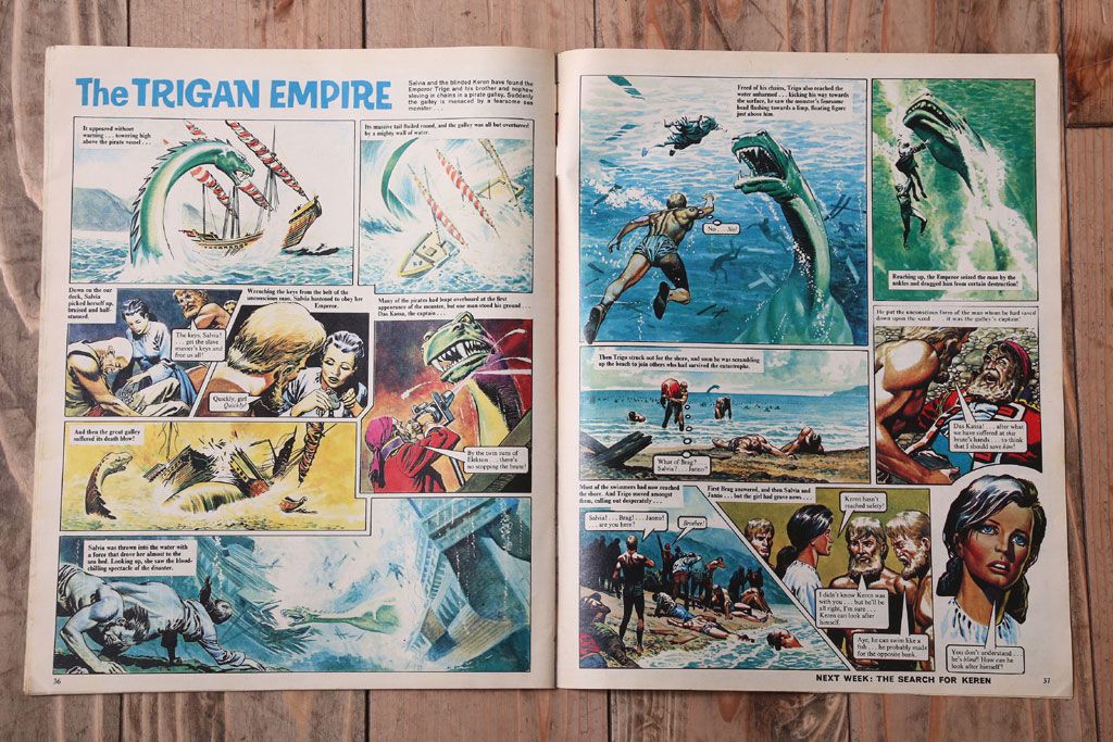 アンティーク雑貨　イギリスビンテージ　1968年　LOOK AND LEARN 児童雑誌(コミック)3冊セット