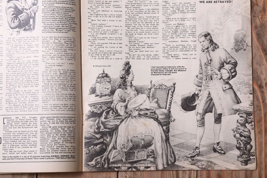 アンティーク雑貨　イギリスビンテージ　1968年　LOOK AND LEARN 児童雑誌(コミック)3冊セット