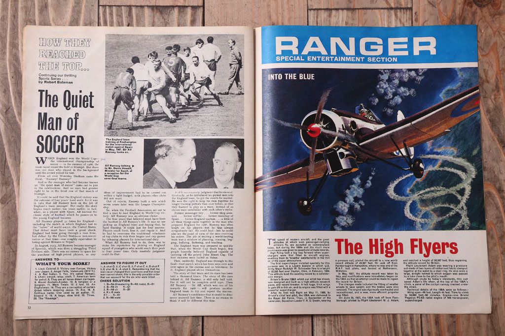 アンティーク雑貨　イギリスビンテージ　1968年　LOOK AND LEARN 児童雑誌(コミック)3冊セット