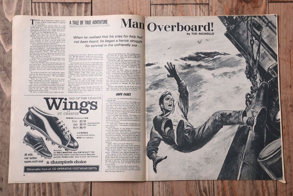 アンティーク雑貨　イギリスビンテージ　1968年　LOOK AND LEARN 児童雑誌(コミック)3冊セット