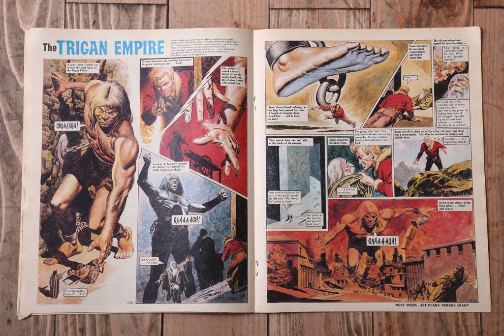 アンティーク雑貨　イギリスビンテージ　1968年　LOOK AND LEARN 児童雑誌(コミック)3冊セット