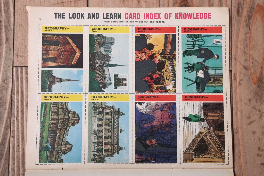 アンティーク雑貨　イギリスビンテージ　1968年　LOOK AND LEARN 児童雑誌(コミック)3冊セット