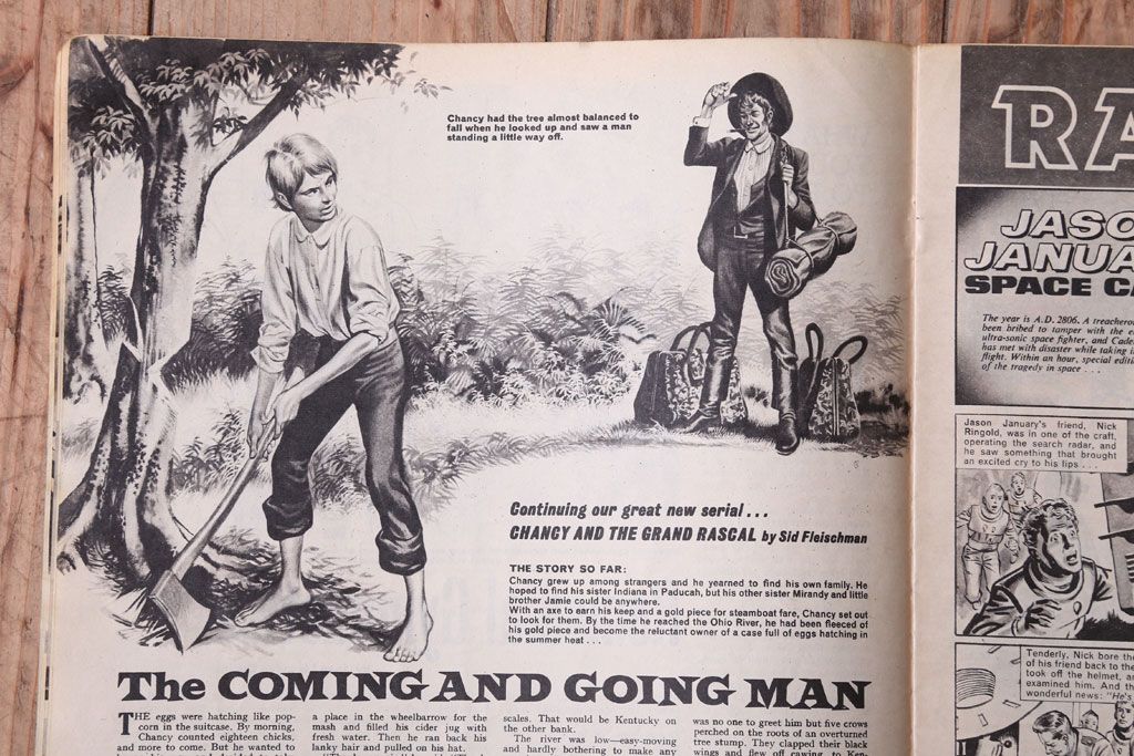 アンティーク雑貨　イギリスビンテージ　1967年　LOOK AND LEARN 児童雑誌(コミック)5冊セット(2)