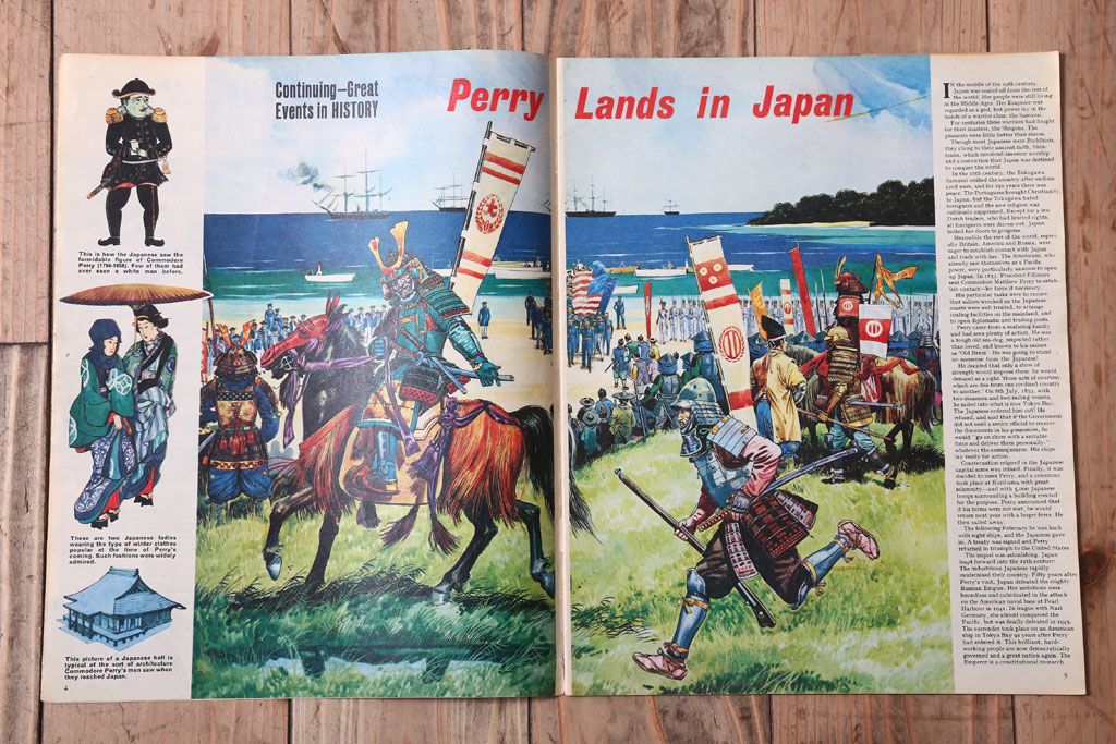 アンティーク雑貨　イギリスビンテージ　1967年　LOOK AND LEARN 児童雑誌(コミック)5冊セット(3)