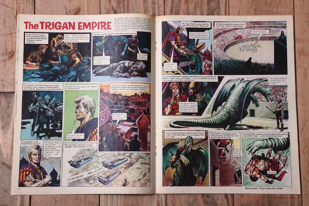 アンティーク雑貨　イギリスビンテージ　1967年　LOOK AND LEARN 児童雑誌(コミック)5冊セット(3)
