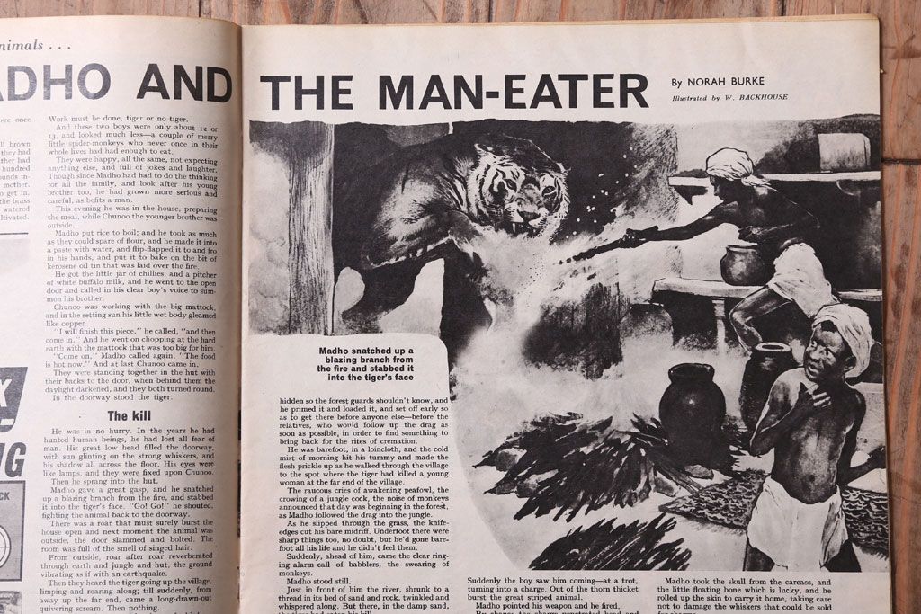 アンティーク雑貨　イギリスビンテージ　1967年　LOOK AND LEARN 児童雑誌(コミック)5冊セット(3)