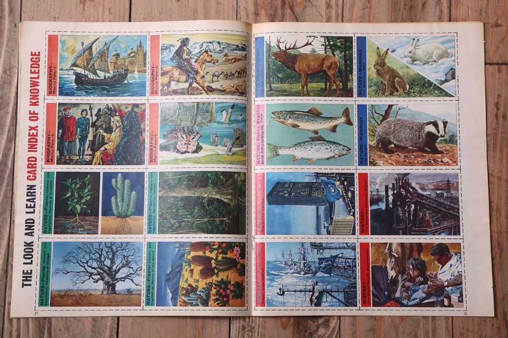 アンティーク雑貨　イギリスビンテージ　1967年　LOOK AND LEARN 児童雑誌(コミック)5冊セット(3)