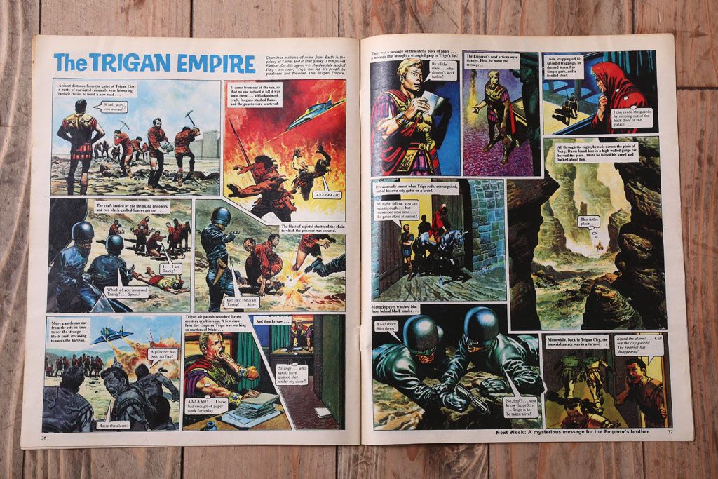 アンティーク雑貨　イギリスビンテージ　1967年　LOOK AND LEARN 児童雑誌(コミック)5冊セット(3)