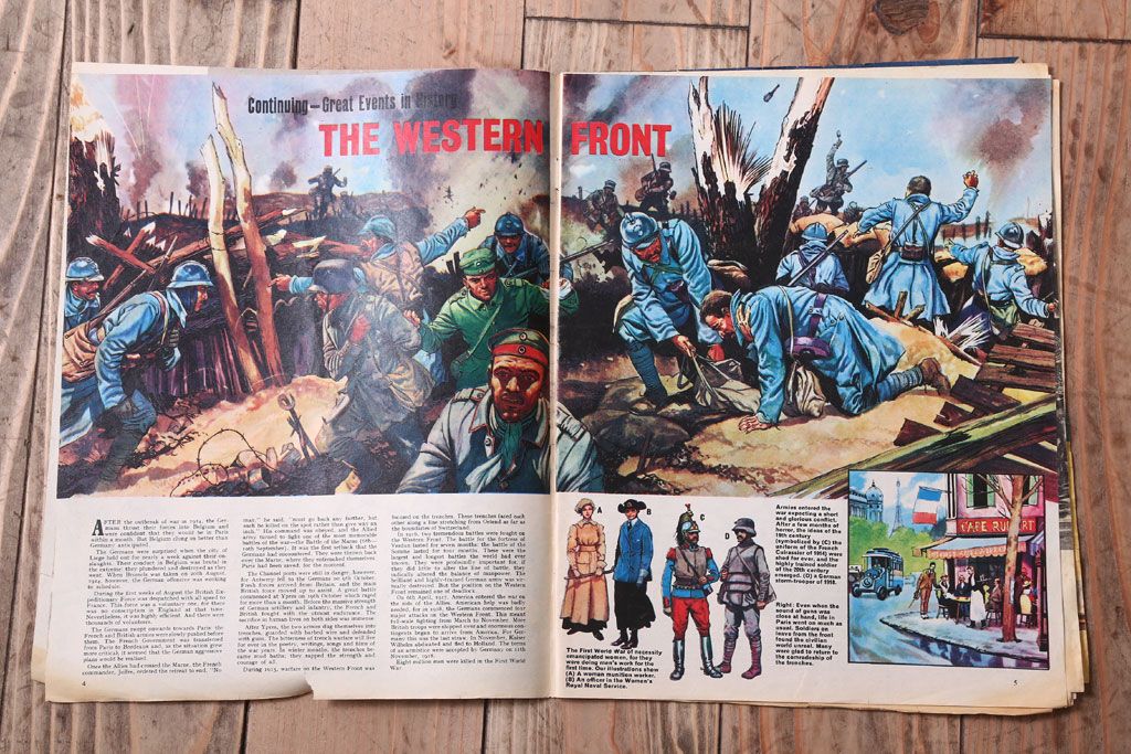 アンティーク雑貨　イギリスビンテージ　1967年　LOOK AND LEARN 児童コミック(雑誌)5冊セット