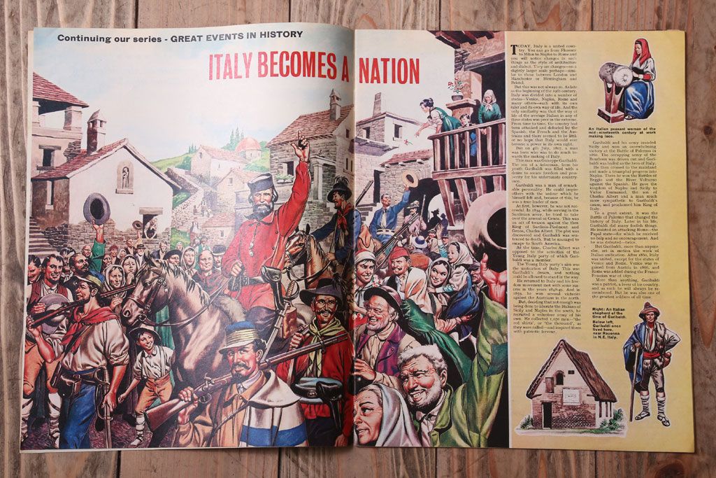 アンティーク雑貨　イギリスビンテージ　1967年　LOOK AND LEARN 児童コミック(雑誌)5冊セット