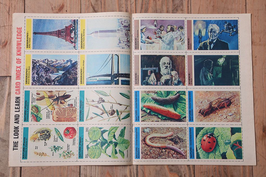 アンティーク雑貨　イギリスビンテージ　1967年　LOOK AND LEARN 児童コミック(雑誌)5冊セット(2)