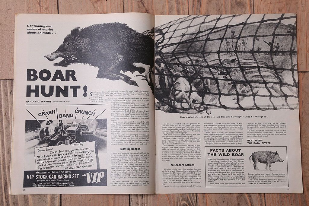 アンティーク雑貨　イギリスビンテージ　1967年　LOOK AND LEARN 児童コミック(雑誌)5冊セット(2)