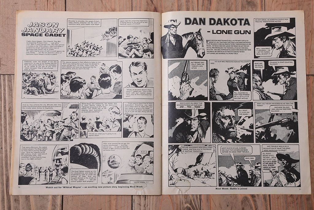 アンティーク雑貨　イギリスビンテージ　1967年　LOOK AND LEARN 児童コミック(雑誌)5冊セット(2)