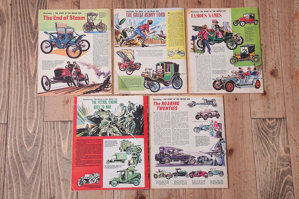 アンティーク雑貨　イギリスビンテージ　1967年　LOOK AND LEARN 児童コミック(雑誌)5冊セット(2)