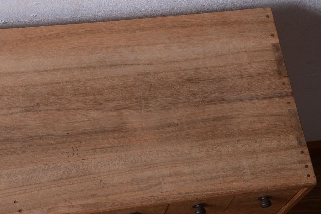 アンティーク　総桐材!上品な木味薬箪笥(桐箪笥、桐たんす)(定価41万円)