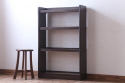 アンティーク家具　和製アンティーク　小振りでシンプルな古い木製の本棚