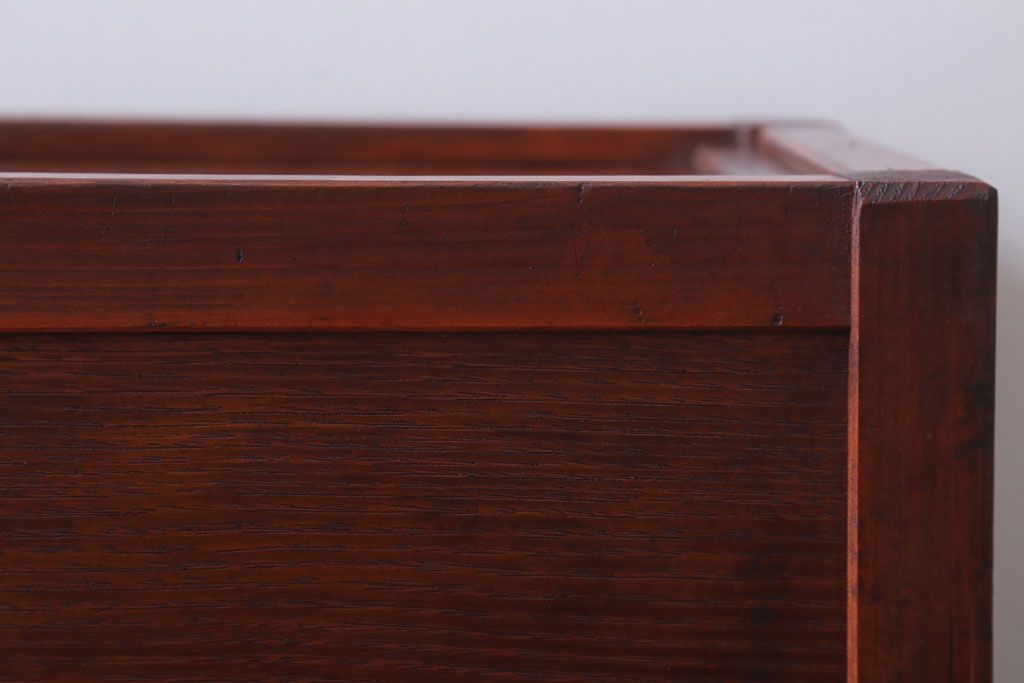 レトロ家具　昭和レトロ　古い木製の大型陳列台(陳列棚・飾り棚・飾り台)