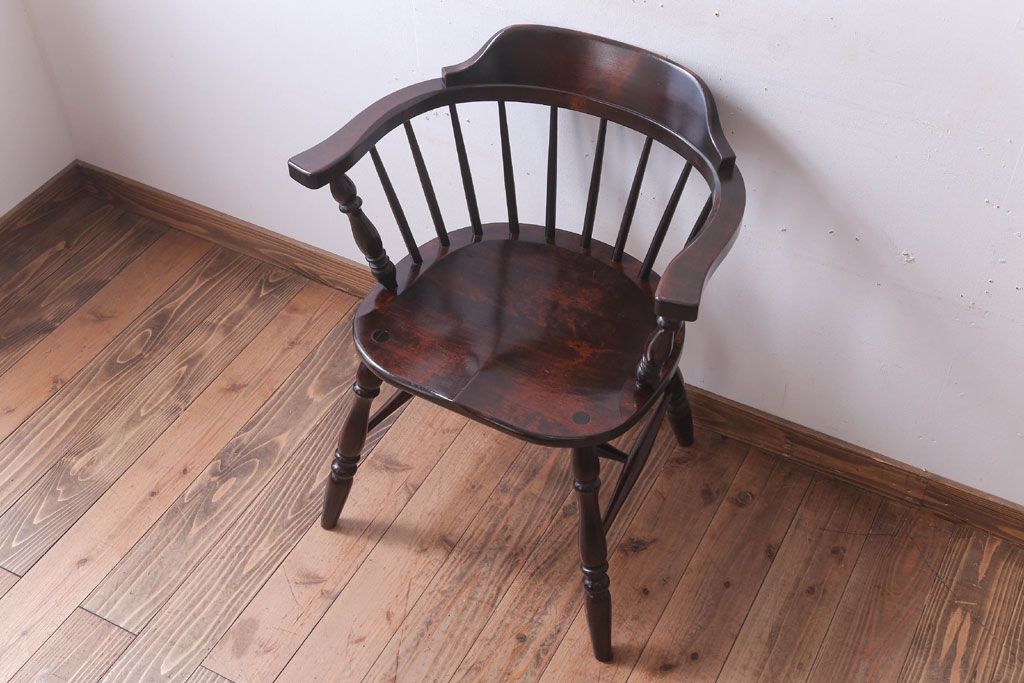 中古　松本民芸家具　91型　キャプテンチェア(2)