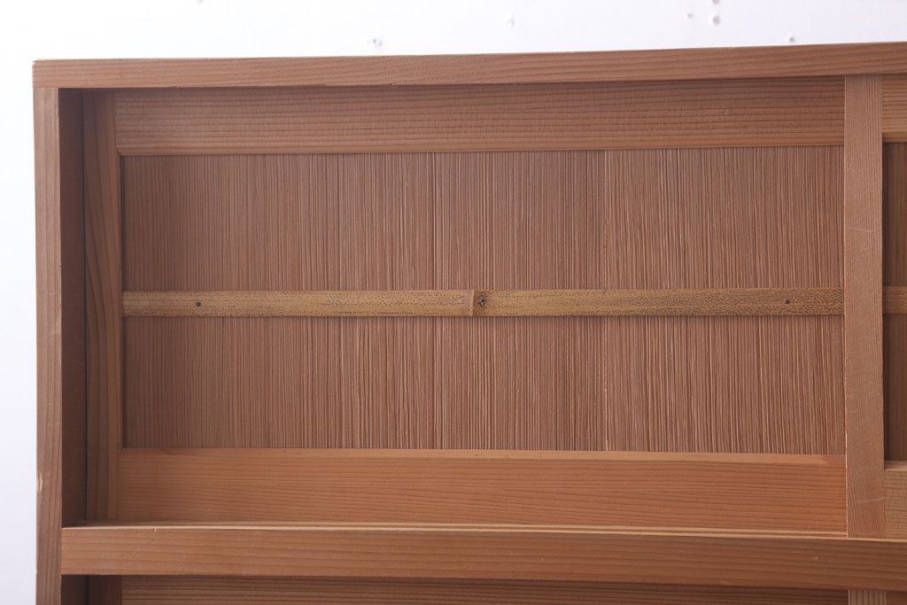 中古　杉総無垢材　茶道具　置水屋(茶水屋)