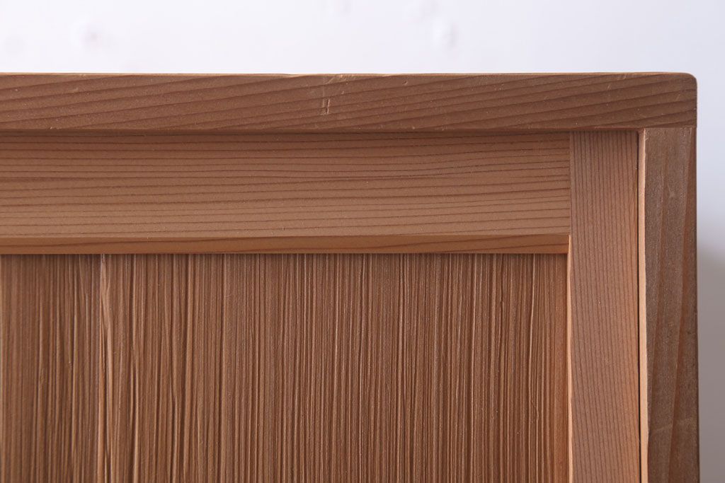 中古　杉総無垢材　茶道具　置水屋(茶水屋)