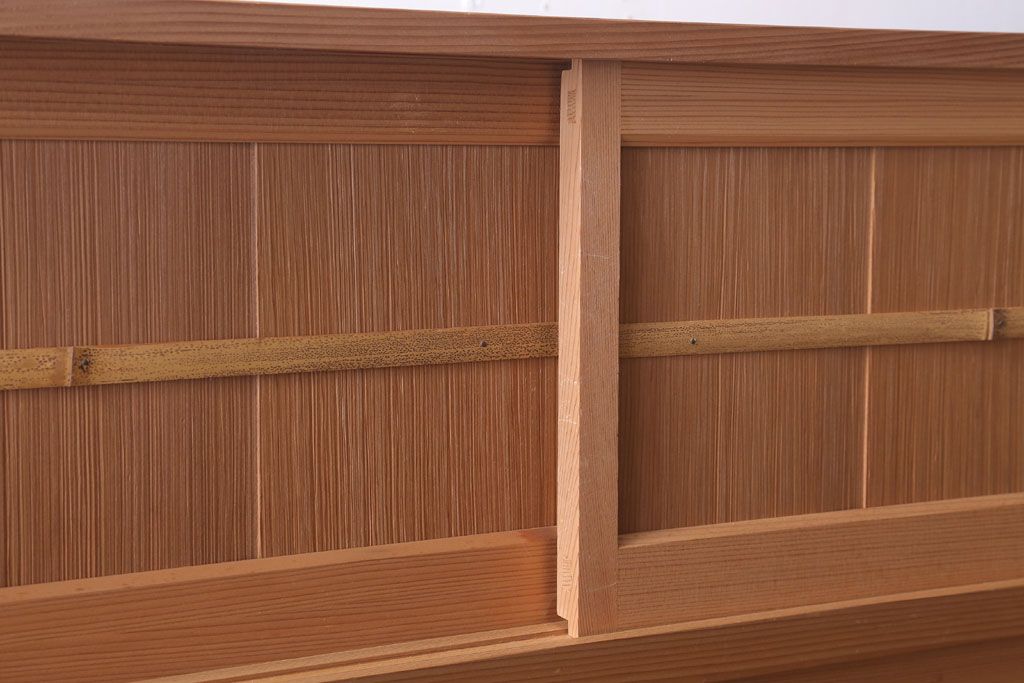 中古　杉総無垢材　茶道具　置水屋(茶水屋)