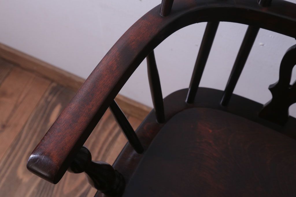 中古　松本民芸家具　小供用　ウィンザーチェア(こども用椅子、ウインザーチェア)