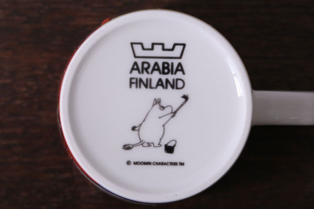 アンティーク雑貨　北欧ビンテージ　アラビア(ARABIA) ムーミン　マグ(ムーミン・フローレン・ミー・パパ・ママ)