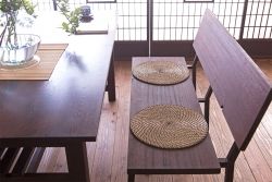 ラフジュオリジナル　古材無垢材製!シンプルな長イス(長椅子・ベンチ)