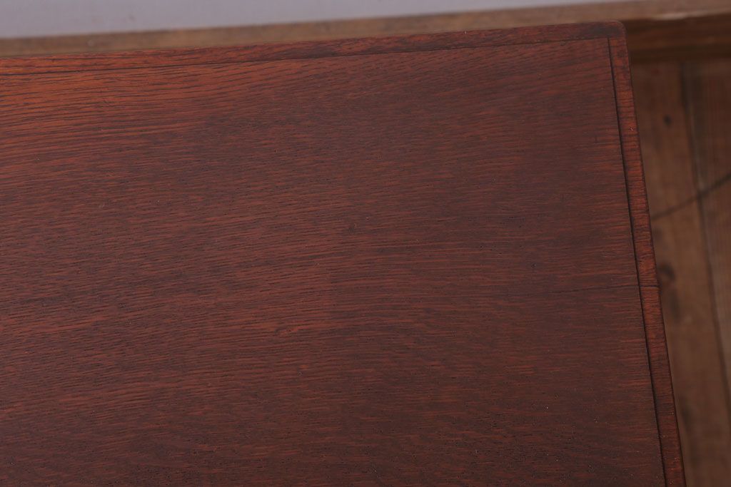 アンティーク家具　古民具・骨董　高級品!古いナラ材のアンティーク文机