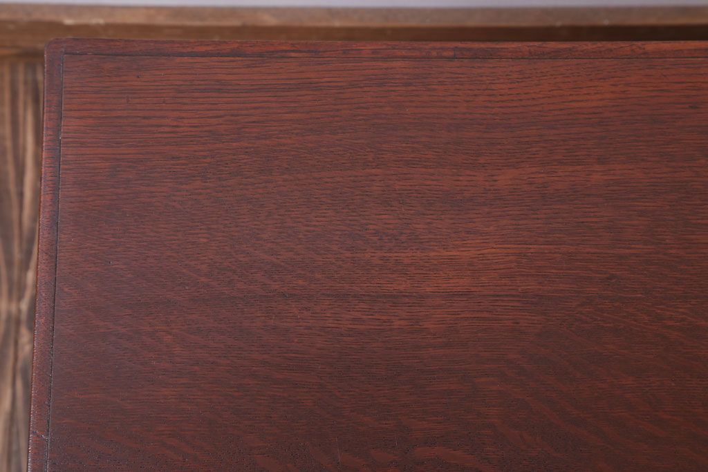 アンティーク家具　古民具・骨董　高級品!古いナラ材のアンティーク文机