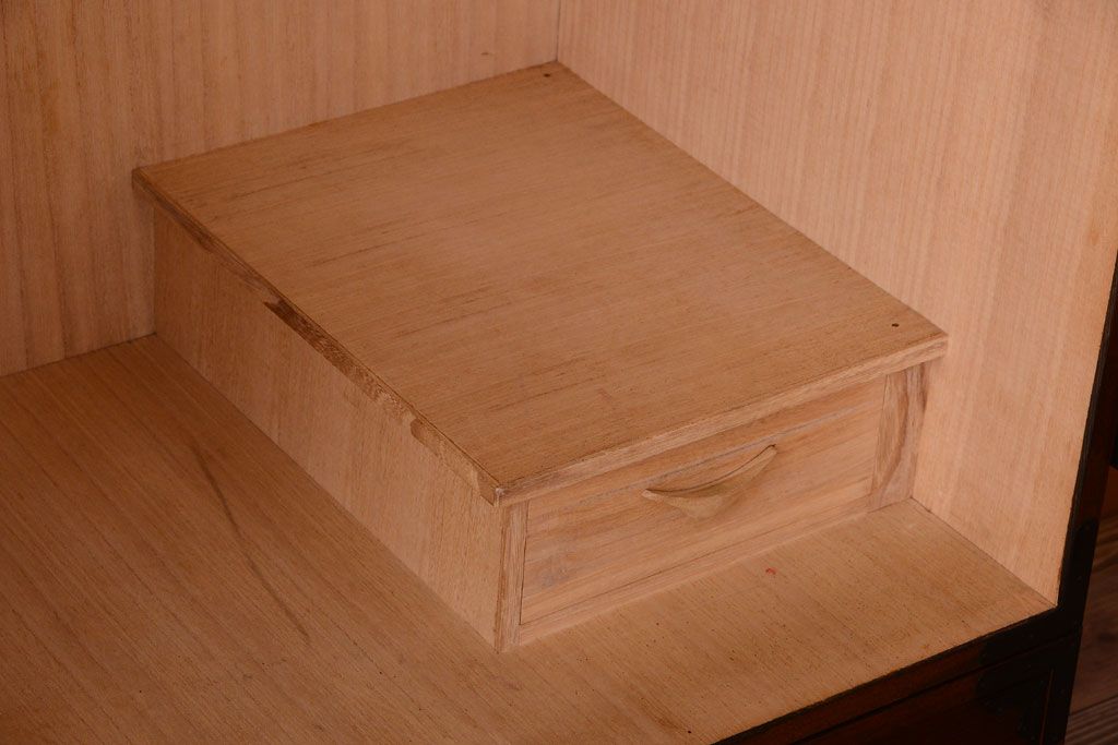 中古　民芸家具　駿河民芸　ワードローブ