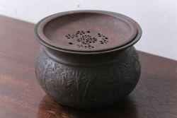 アンティーク雑貨　古民具・骨董　古い銅製　茶こぼし(茶道具)