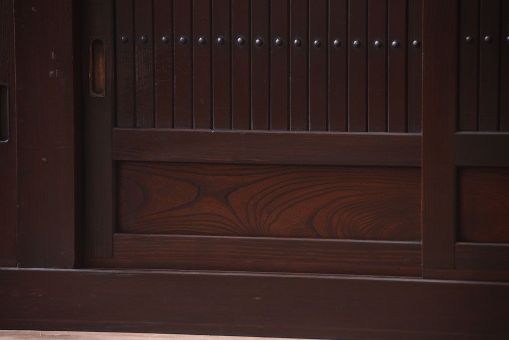 アンティーク家具　古民具・骨董　明治　アンティーク水屋箪笥サイドボード(テレビボード)