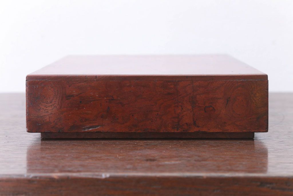 アンティーク雑貨　和製アンティーク　古い木の小物収納木箱(小箱・収納箱)