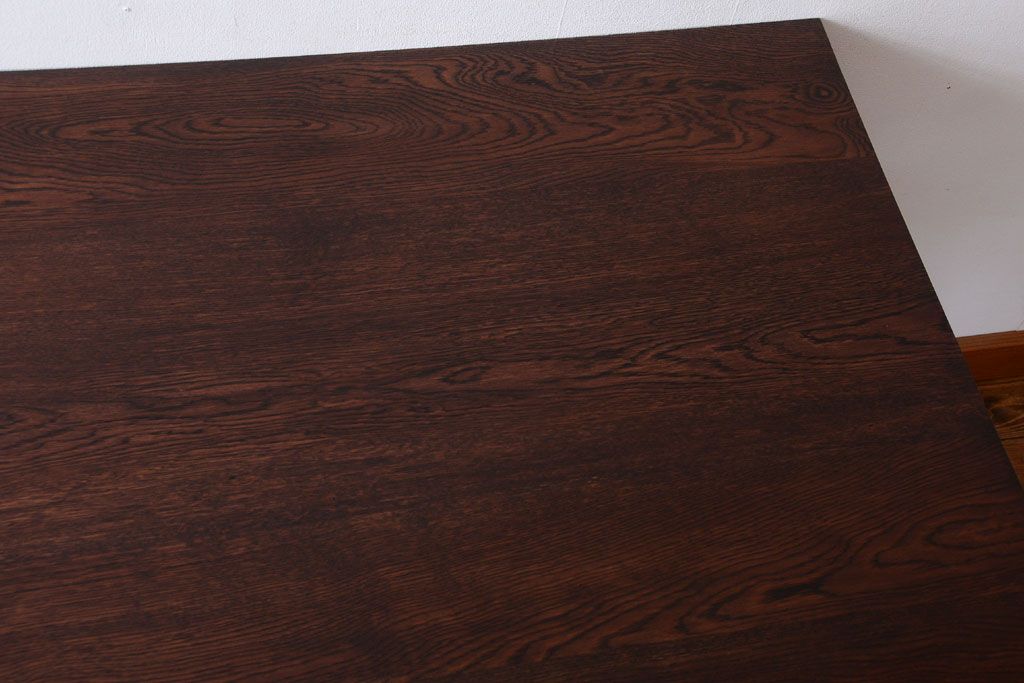 アンティーク家具　アンティーク　ペイントレッグ!古い木の大きなダイニングテーブル(作業台)(1)