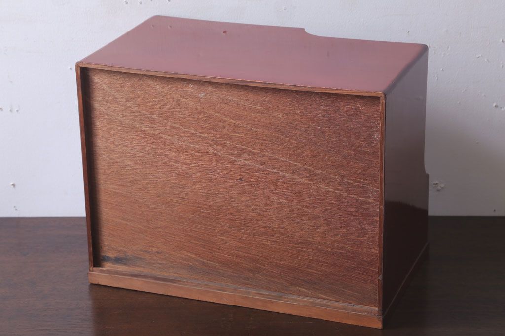 レトロ家具　昭和レトロ　ショーケース付き!小さな収納棚