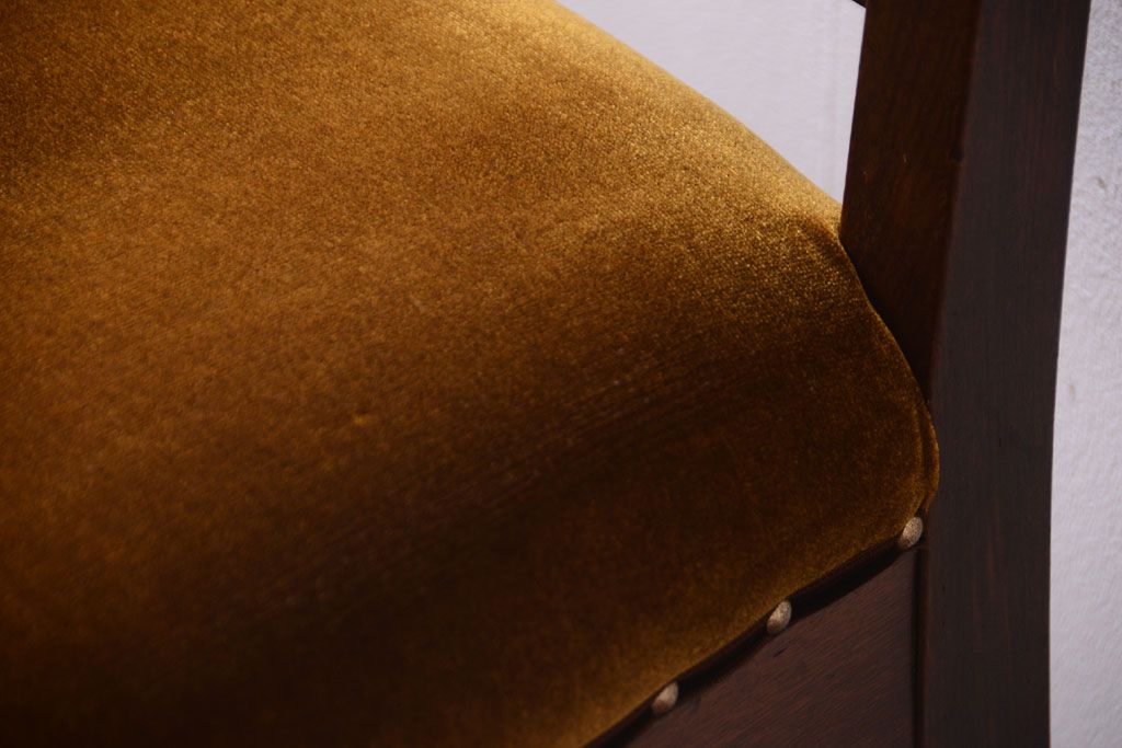 アンティーク家具　和製アンティーク　古いナラ材のベンチ(長椅子・ソファ)