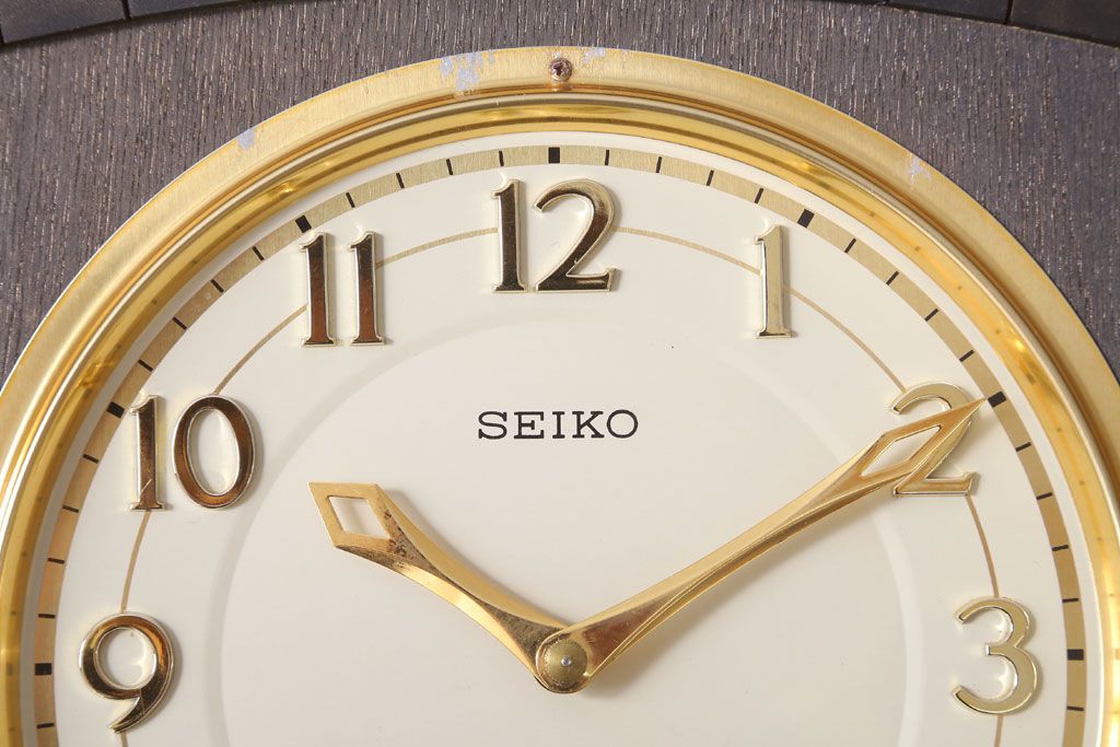 アンティーク雑貨　昭和レトロ　SEIKO(セイコー)　PA404　手巻き式振り子時計(柱時計・掛け時計)