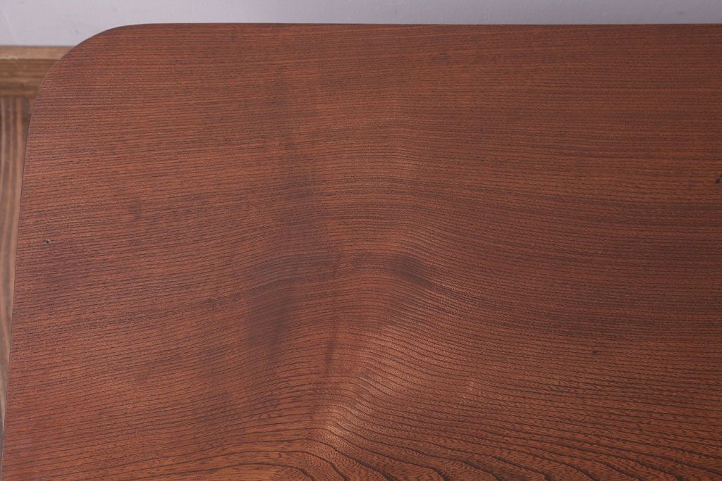 アンティーク家具　アンティーク　古い木のシンプルなちゃぶ台(センターテーブル)(3)
