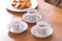 オールドノリタケ(Noritake、日陶)　月桂樹-М　米国輸出向　カップ&ソーサー2客セット(洋食器)