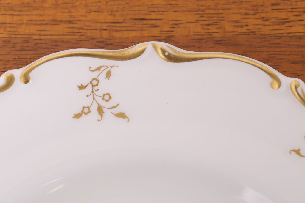 イギリスビンテージ　 ROYAL DOULTON(ロイヤルドルトン)　monteigne　デザートプレート4枚セット(洋食器)(1)