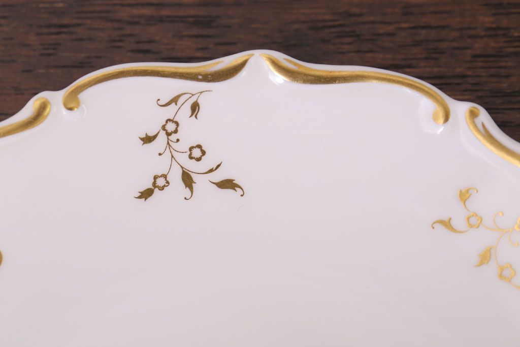 イギリスビンテージ　 ROYAL DOULTON(ロイヤルドルトン)　monteigne　スープカップトリオ4客セット(洋食器)