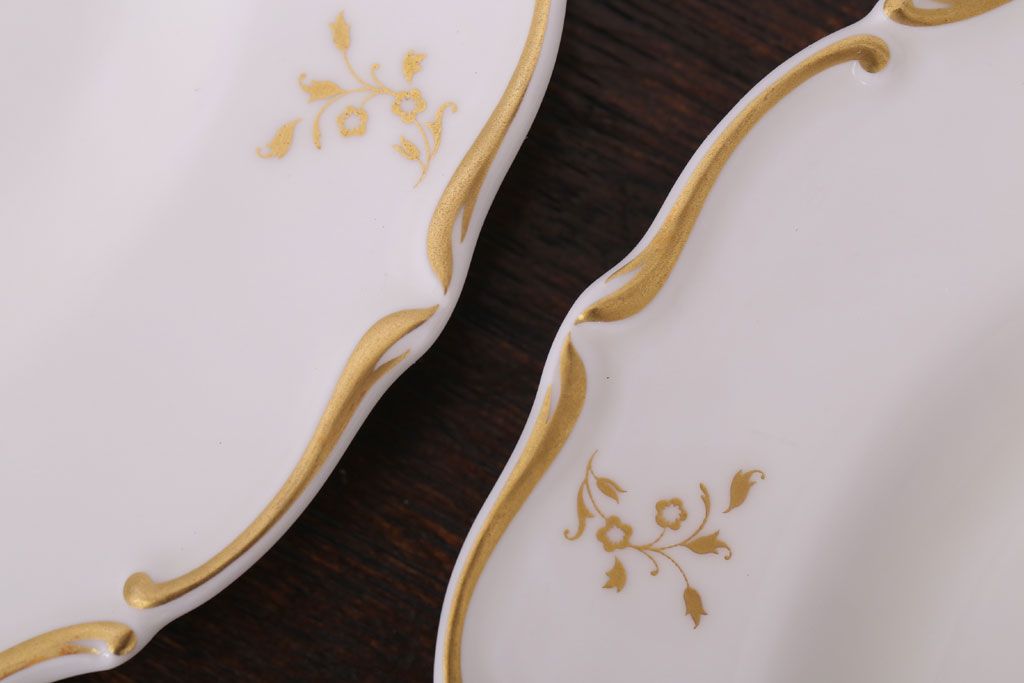 イギリスビンテージ　 ROYAL DOULTON(ロイヤルドルトン)　monteigne　スープカップトリオ3客セット(洋食器)